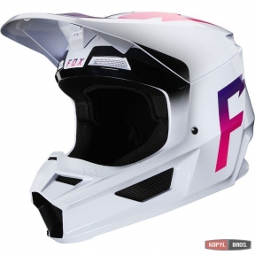 FOX V1 WERD HELMET [WHITE]